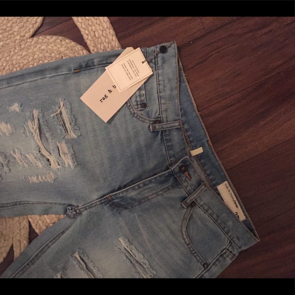 Rag & Bone Distressed Jeans - Picture 5 of 8